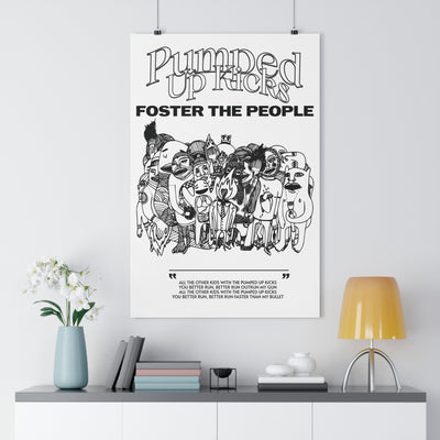 Foster the People Minimal Poster - Nuanse Store