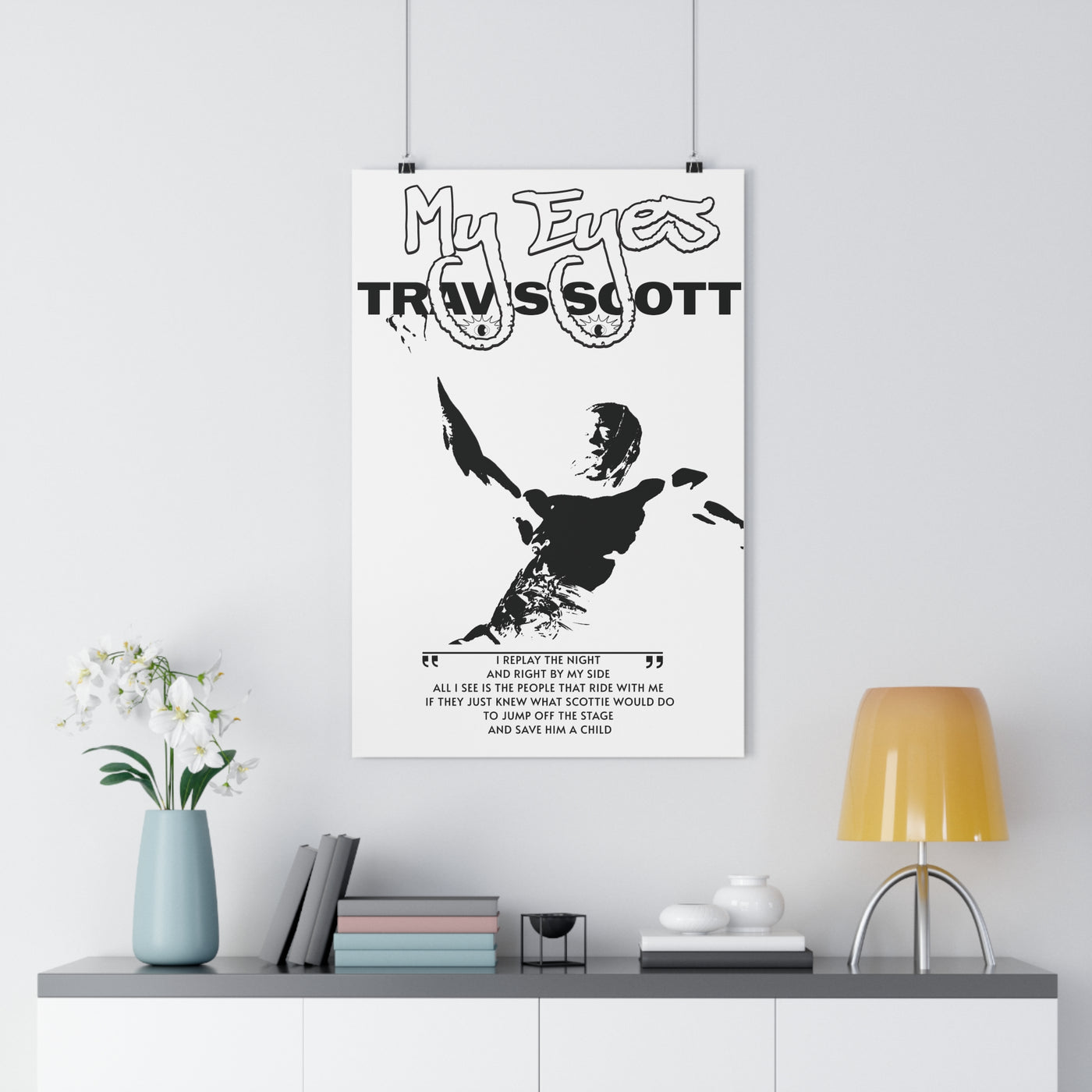 Travis Scott Minimal Poster - Nuanse Store