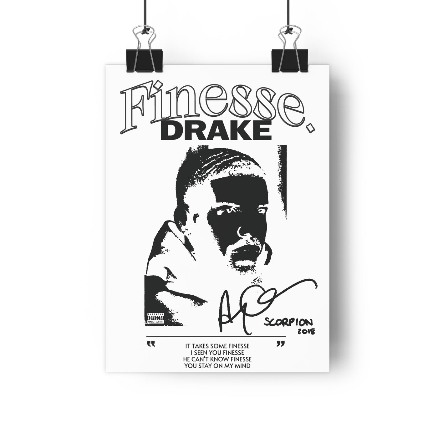 Drake Minimal Poster - Nuanse Store