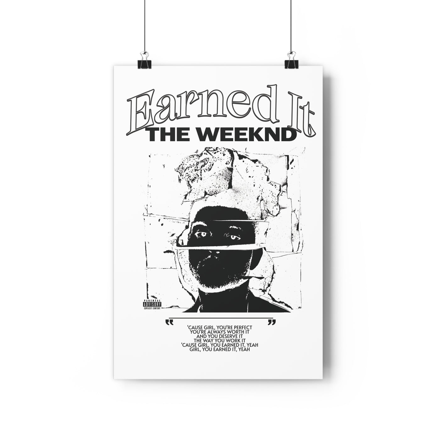 The Weeknd Minimal Poster - Nuanse Store