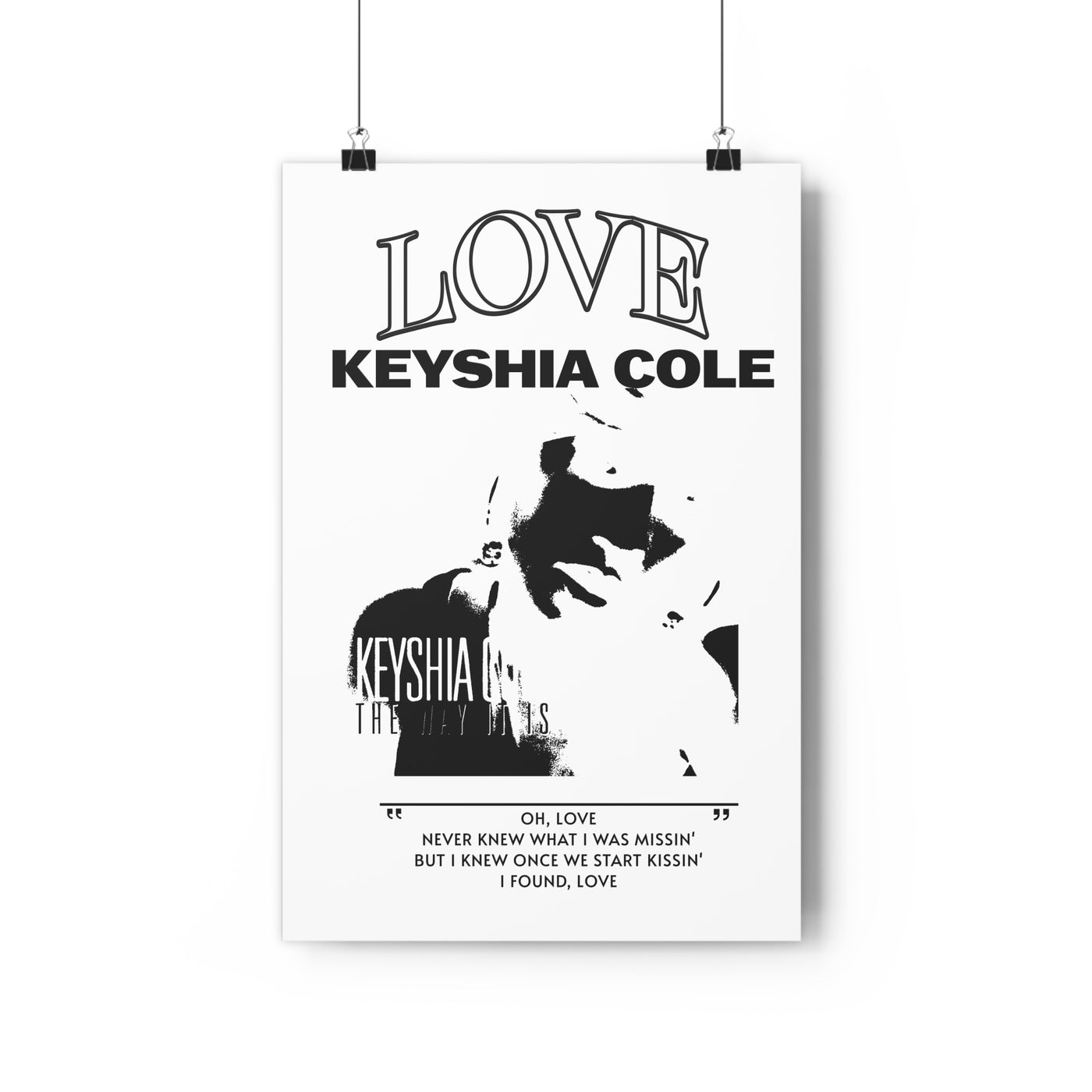 Keyshia Cole Minimal Poster - Nuanse Store