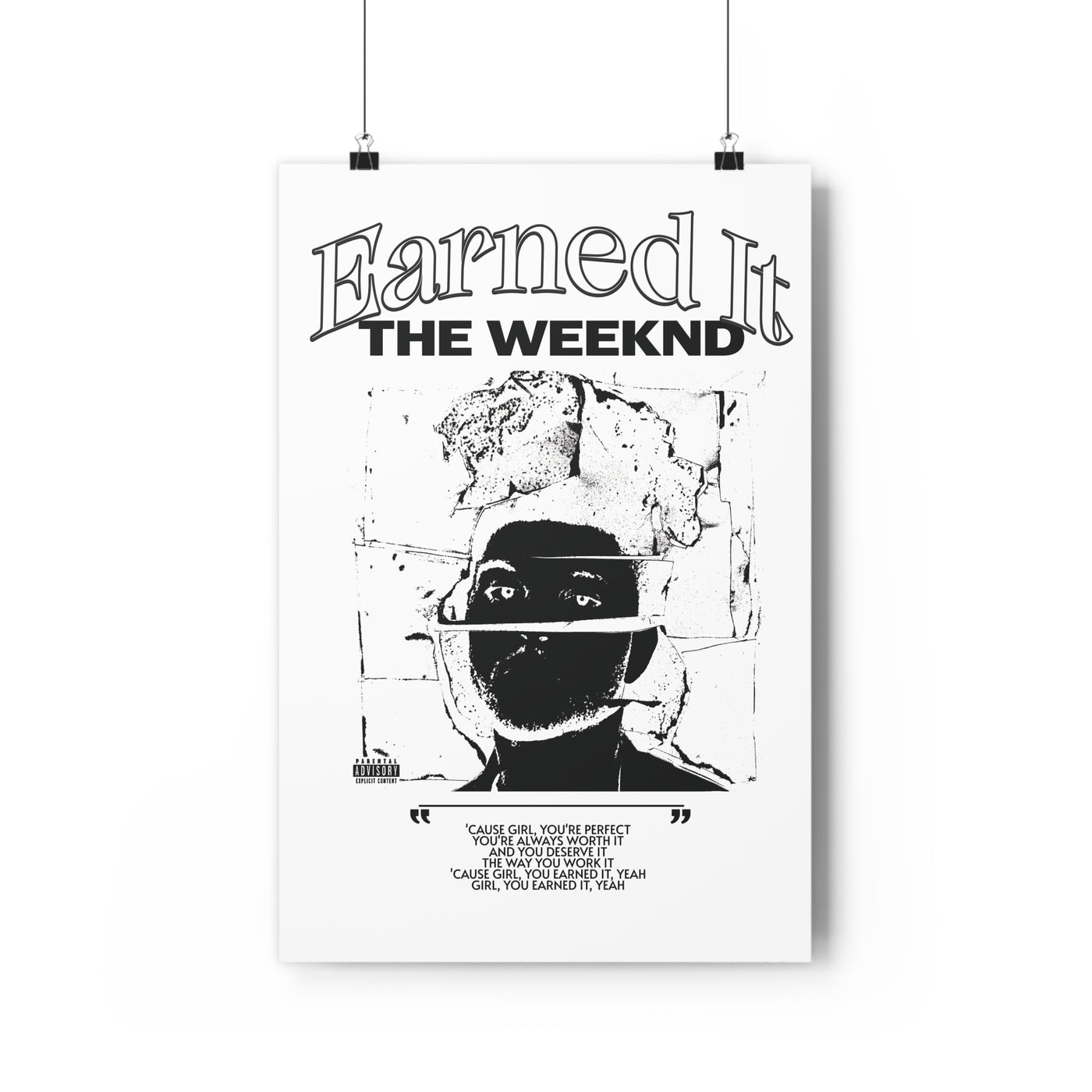 The Weeknd Minimal Poster - Nuanse Store