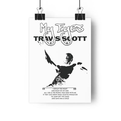 Travis Scott Minimal Poster - Nuanse Store